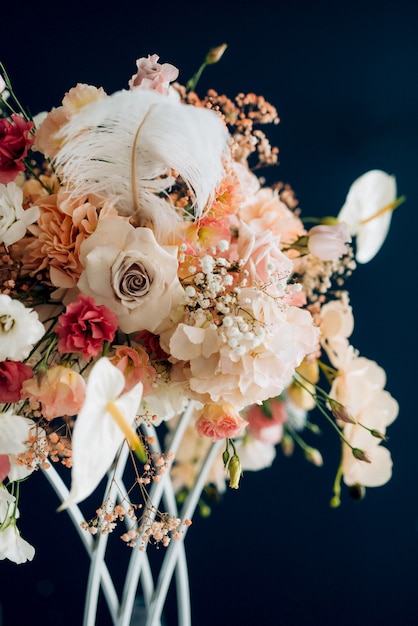 Decoração de casamento com elementos naturais