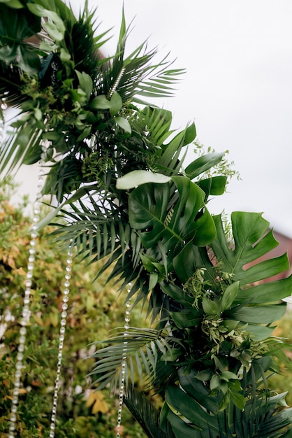 Decoração de casamento com elementos naturais