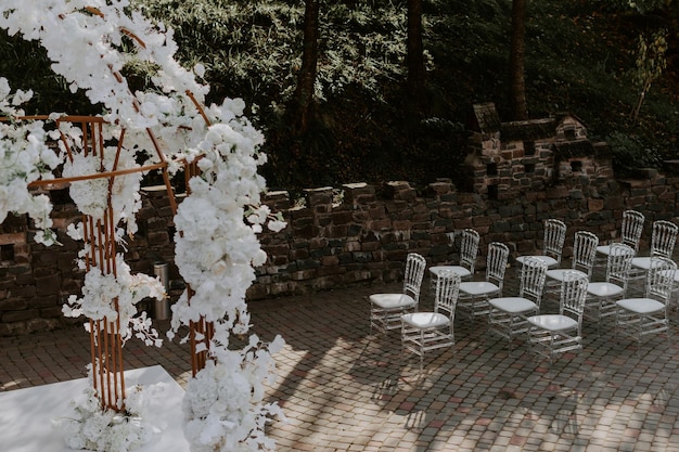 Decoração de cerimônia de casamento