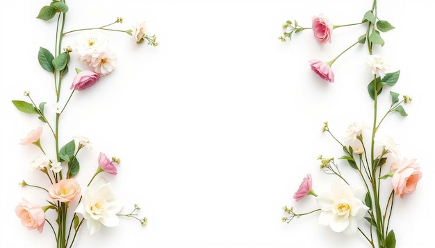 Decoração de flores de casamento Belas flores de jardim