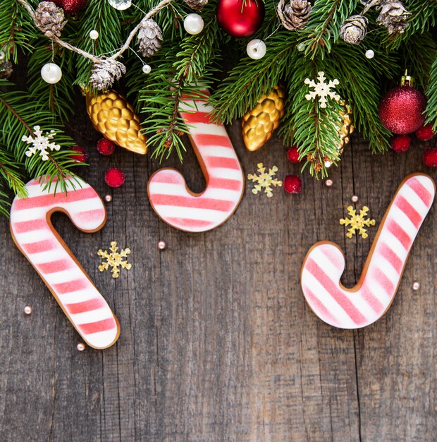 Decoração de Natal com Biscoitos