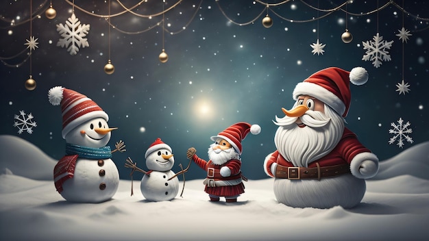 Decoração de Natal Decorações de férias isoladas em fundo branco Generative Ai