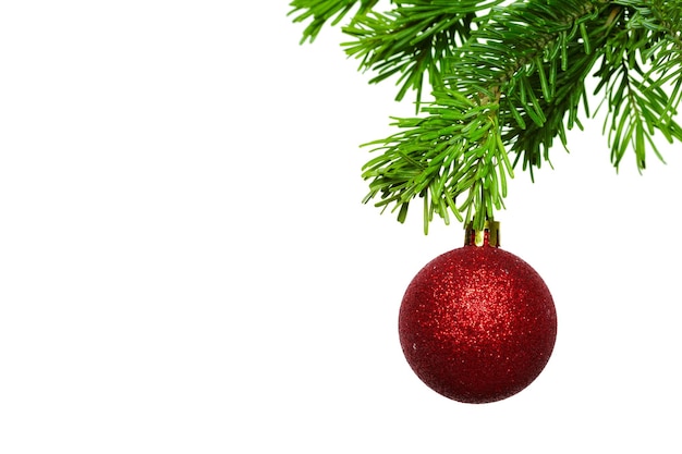 Decoração de Natal isolada no fundo branco