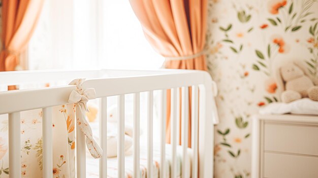 Decoração de quarto de bebê e inspiração de design de interiores na casa de campo inglesa