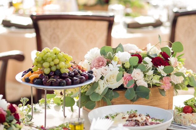 Decoração de um casamento