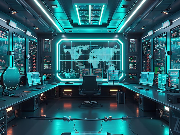 Decoração do quarto redefinida abraça cores de néon vibrantes e design interior futurista Cyberpunk
