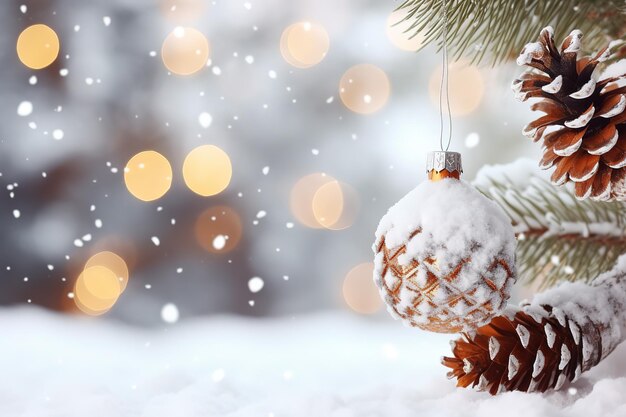 Decoración para el árbol de Navidad un cono.