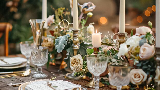 Decoración de boda en la cabaña floral de campo decoración de boda pastel y celebración de eventos estilo de campo inglés
