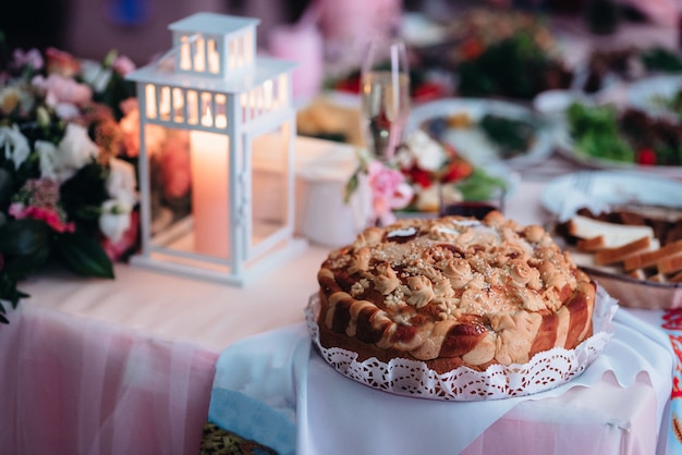 Decoración de boda con elementos naturales.