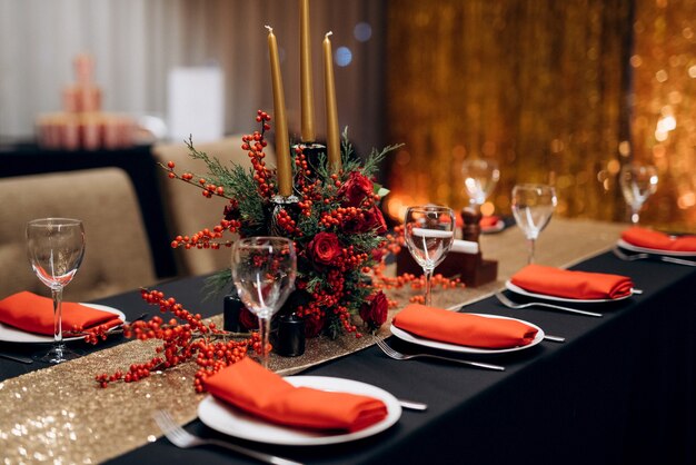 Decoración de boda con elementos naturales.