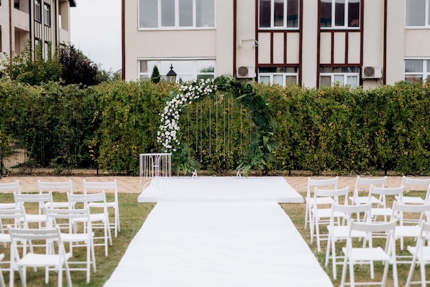 Decoración de boda con elementos naturales.