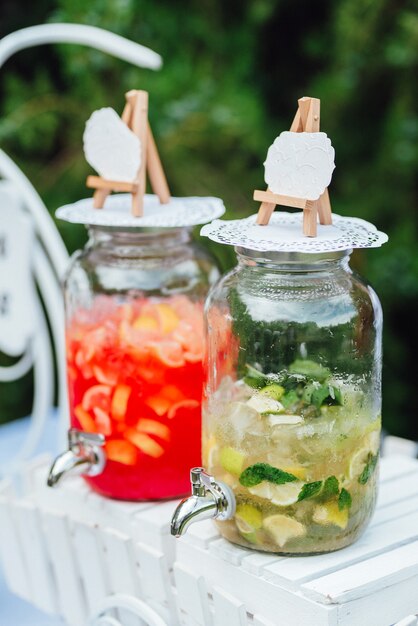 Decoración de boda con elementos naturales.