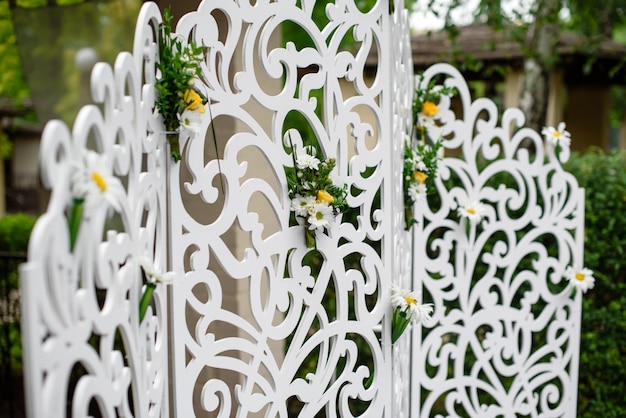 Decoración de boda. Se puede utilizar como fondo.