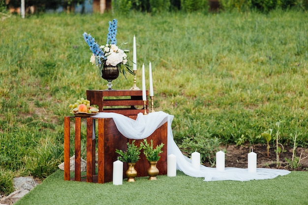 Decoración de boda.