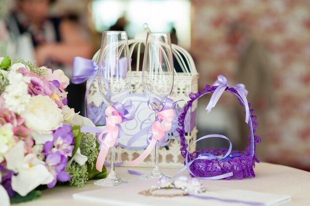 Decoración de la boda