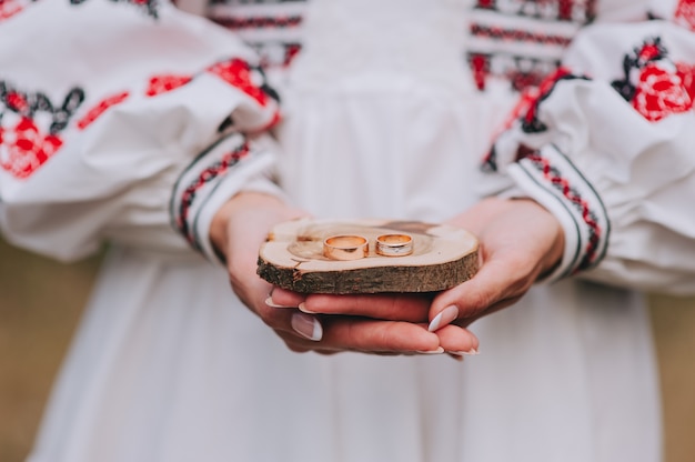 decoración de bodas, anillos de boda