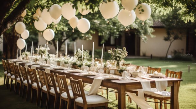 Decoración de bodas para sillas de mesa