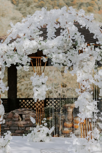 Decoración de ceremonia de boda