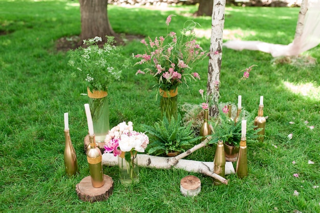 Decoración de ceremonia de boda