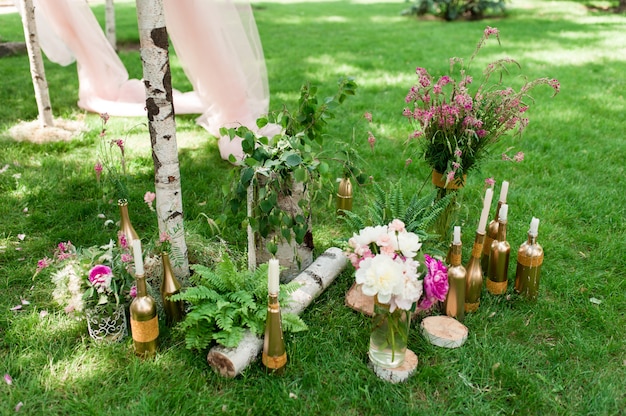 Decoración de ceremonia de boda