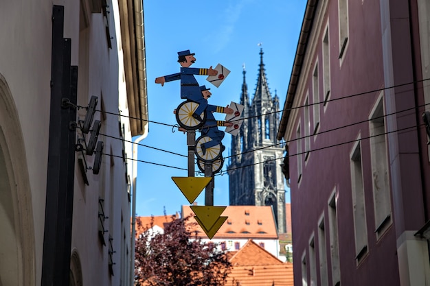 Decoración en la ciudad vieja de Meissen