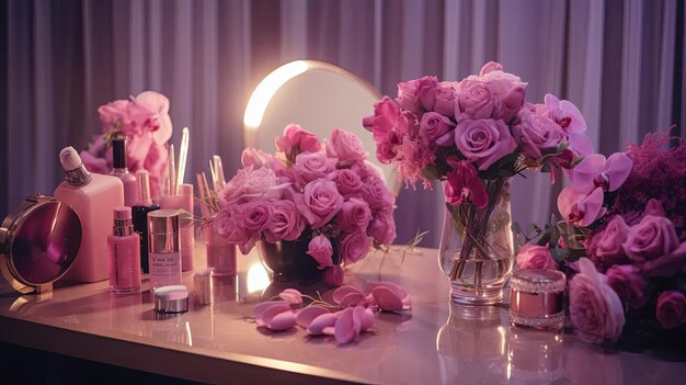 La decoración del Día de la Mujer de la Belleza