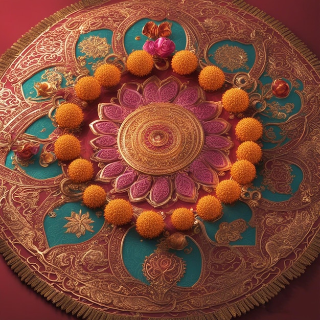 decoración de diwali