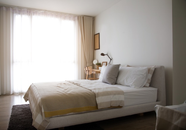 Decoración de dormitorio en sala de estudio en el hotel