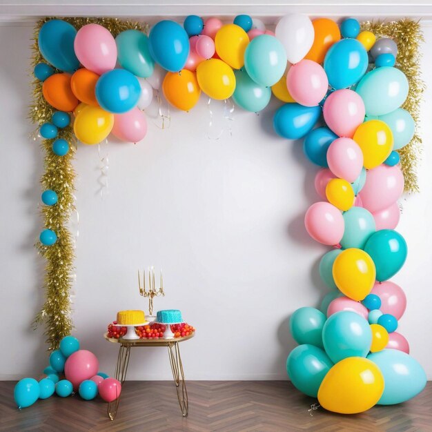 Foto decoración de fiestas de fotografías de globos