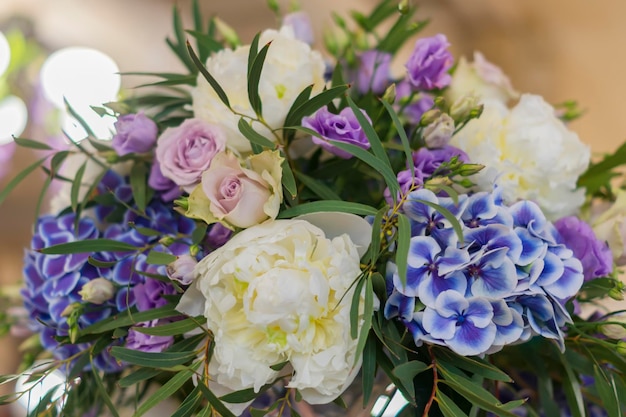 Decoración de flores para bodas