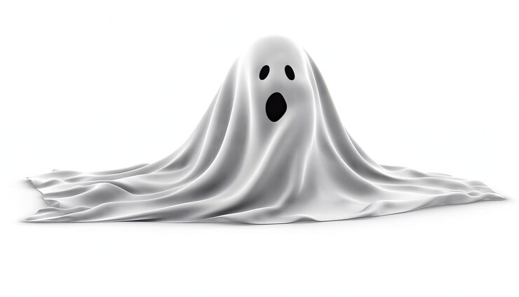 Decoración de Halloween clipart en fondo blanco aislado