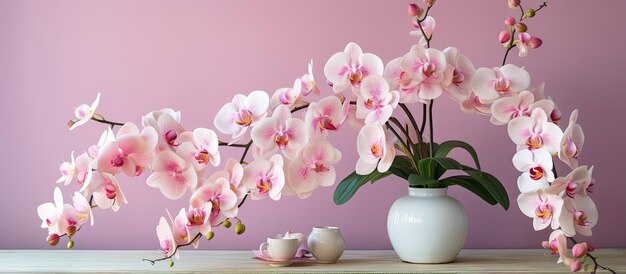 Decoración del hogar con flores de orquídea