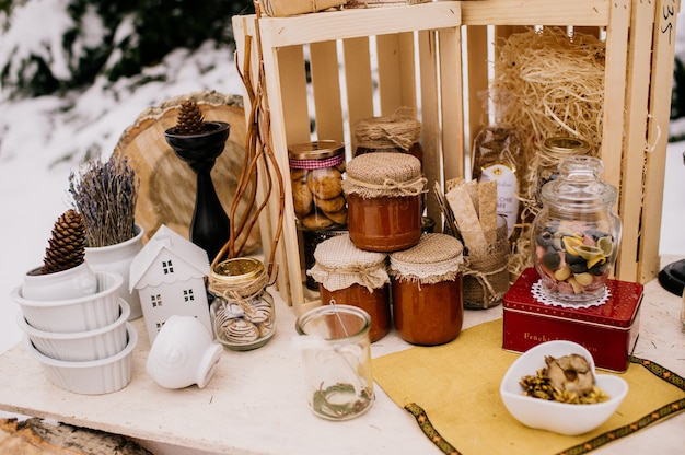 decoración de invierno