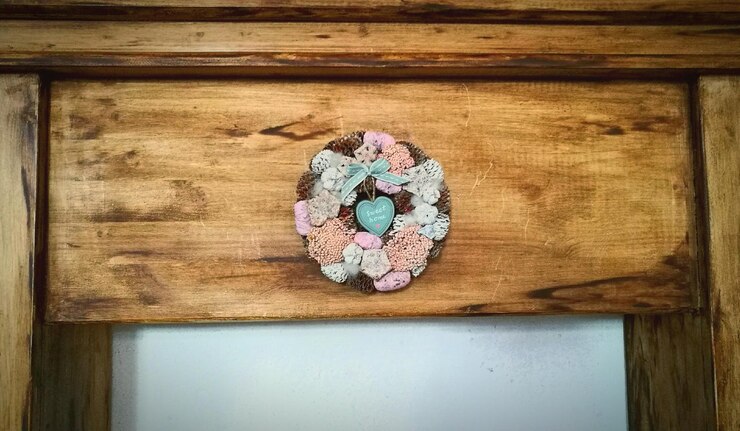 Foto decoración en madera