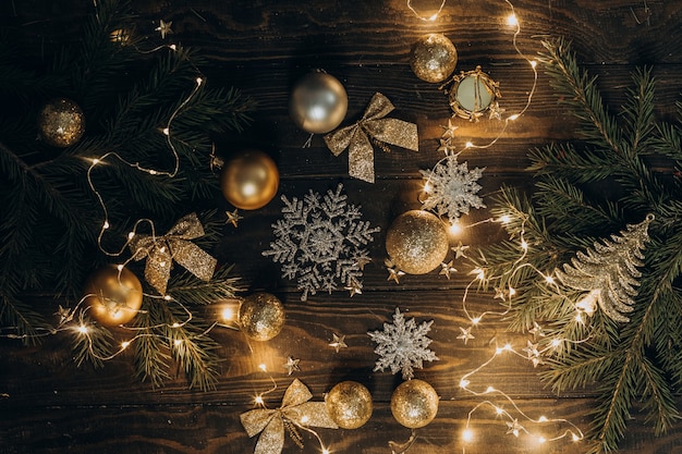 Decoración de Navidad o año nuevo Concepto de decoración del hogar