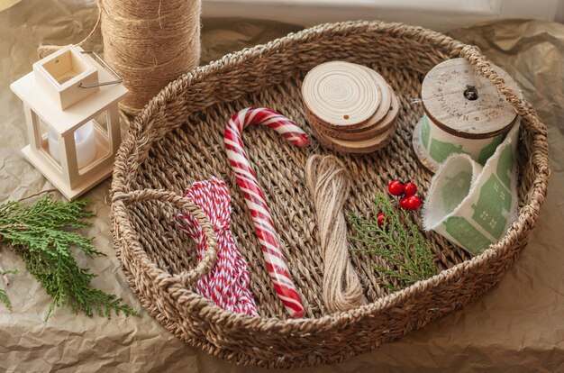 decoración navideña para decoración del hogar y envoltura de regalos