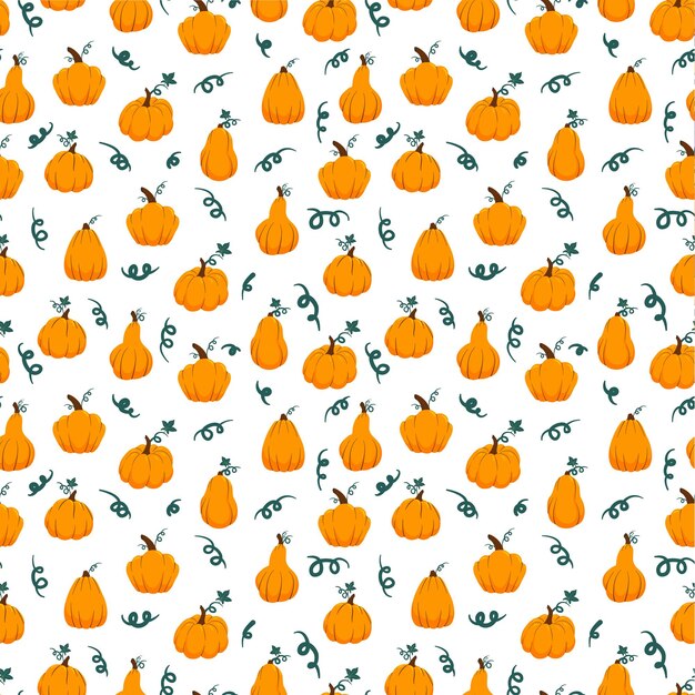 Decoración de papel digital sin costuras de Halloween Ilustración de patrones sin costuras