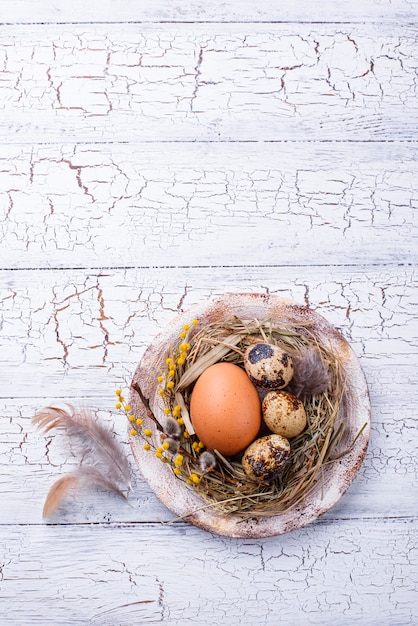 Decoración de Pascua ecológica sin desperdicio