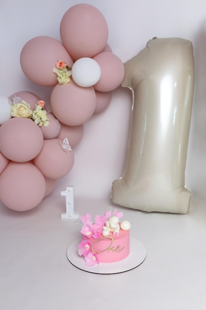 Decoración de primer cumpleaños Copiar espacio