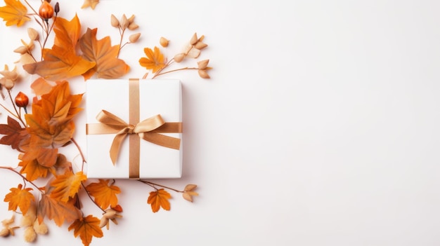 Decoración de regalos para el Día Mundial de los Padres sobre un fondo blanco sólido