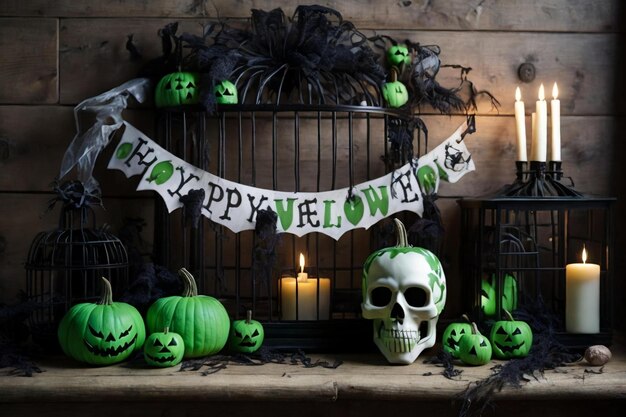 Foto decoración temática de halloween