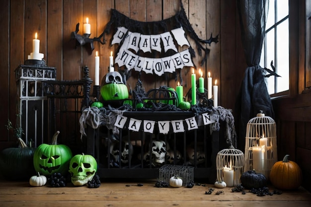 Decoración temática de Halloween