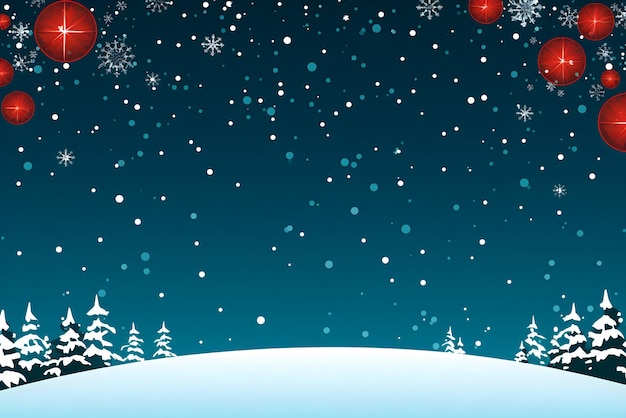 decoraciones de árbol de Navidad Santa Claus con regalos muñeco de nieve en la nieve cajas de regalos de Navidad