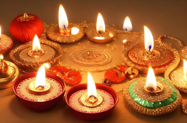 Decoraciones de Diwali