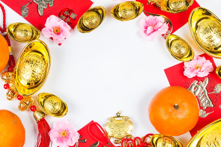 Foto decoraciones para el festival del año nuevo chino