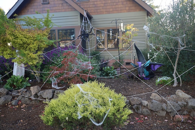 Decoraciones de Halloween en las calles