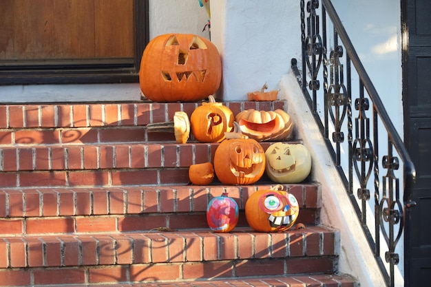 Decoraciones de Halloween en las calles
