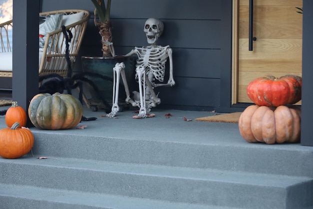 Decoraciones de Halloween en las calles