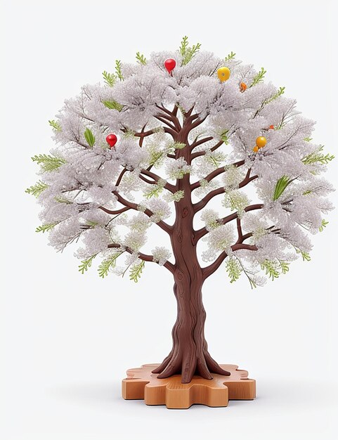 decoraciones de mesa de mini árbol