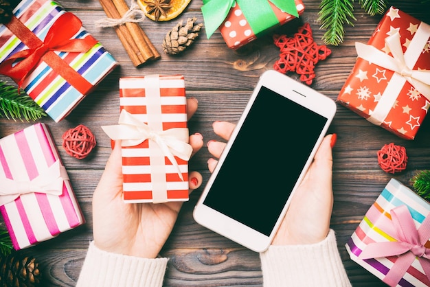 Decoraciones de Navidad Concepto de Feliz Año Nuevo